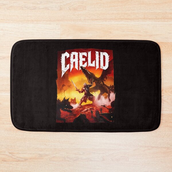 Item preview, CAELID Fantasy Warrior Dragon Battle Art designed and sold by ASTRAXO.