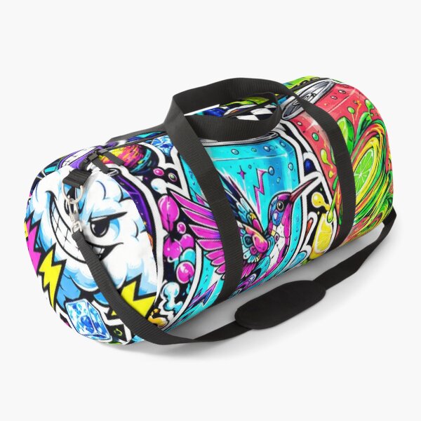 Item preview, Full Charge – Neon Energy Drink Sticker Bomb designed and sold by Inked Legacy.
