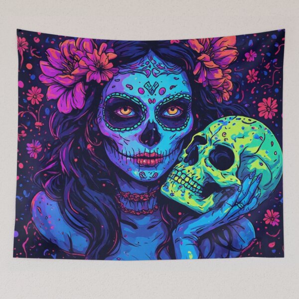 Item preview, Sugar Skull Lady designed and sold by TheDarkWardrobe.