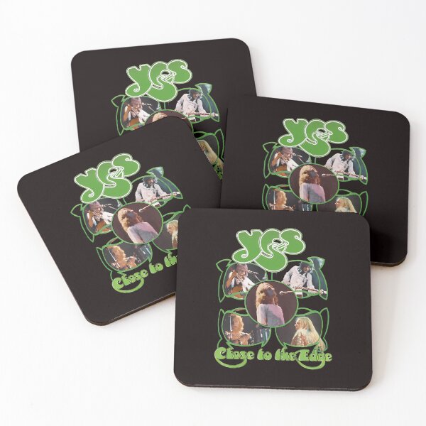 Item preview, YES Close to the Edge Band Portrait Retro Green designed and sold by ASTRAXO.