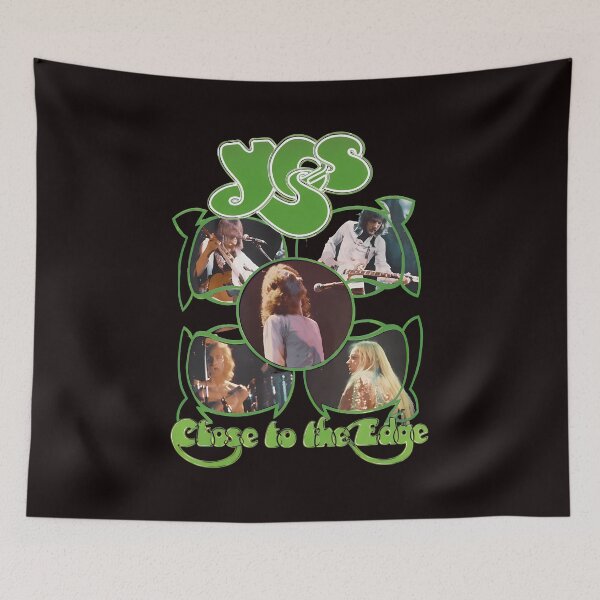 Item preview, YES Close to the Edge Band Portrait Retro Green designed and sold by ASTRAXO.