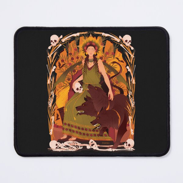 Item preview, Mythological Underworld Goddess Three Headed Dog Art designed and sold by RichardCSherid.
