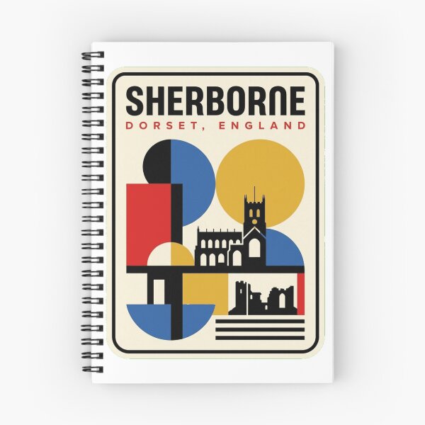 Item preview, Retro Sherborne Bauhaus Geometric Skyline designed and sold by k3rstman1.