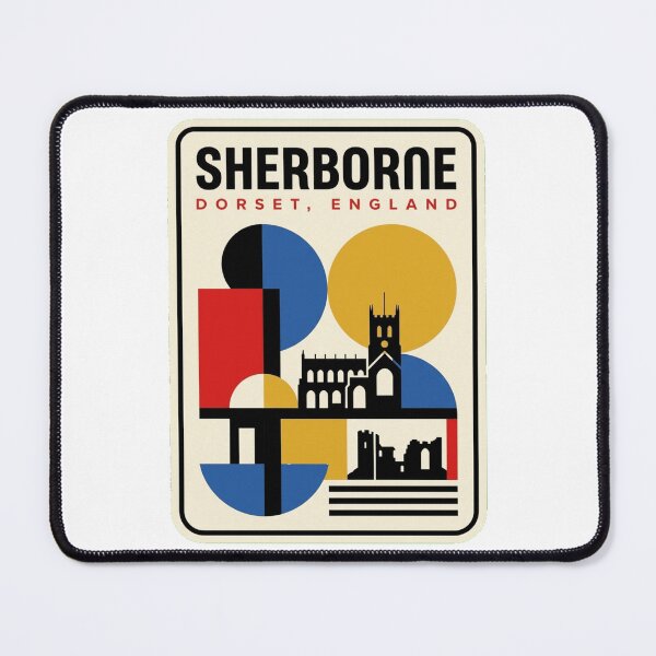 Item preview, Retro Sherborne Bauhaus Geometric Skyline designed and sold by k3rstman1.