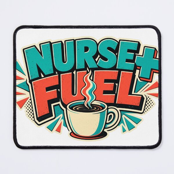 Item preview, Nurse Fuel Coffee And Care Healthcare Humor Tee designed and sold by GSideArtStore.
