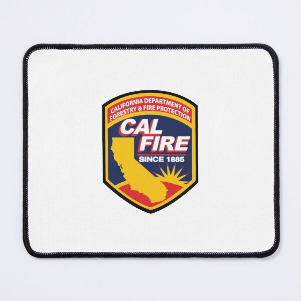 Item preview, California Department of Forestry and Fire Protection CAL FIRE Shield Badge Logo designed and sold by ksawad.