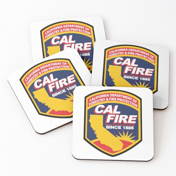 Item preview, California Department of Forestry and Fire Protection CAL FIRE Shield Badge Logo designed and sold by ksawad.