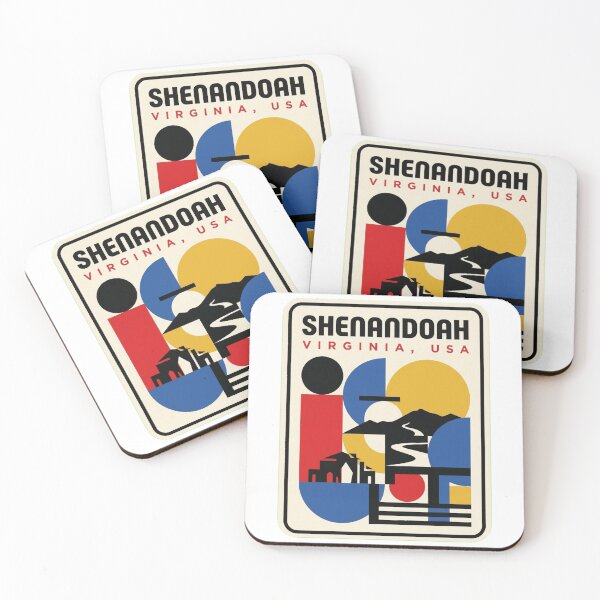 Item preview, Retro Shenandoah Bauhaus Geometric Skyline designed and sold by k3rstman1.