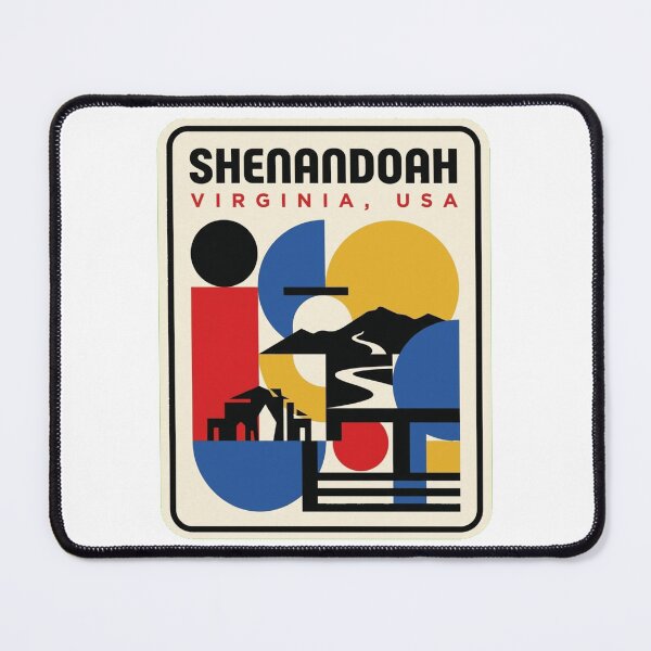 Item preview, Retro Shenandoah Bauhaus Geometric Skyline designed and sold by k3rstman1.