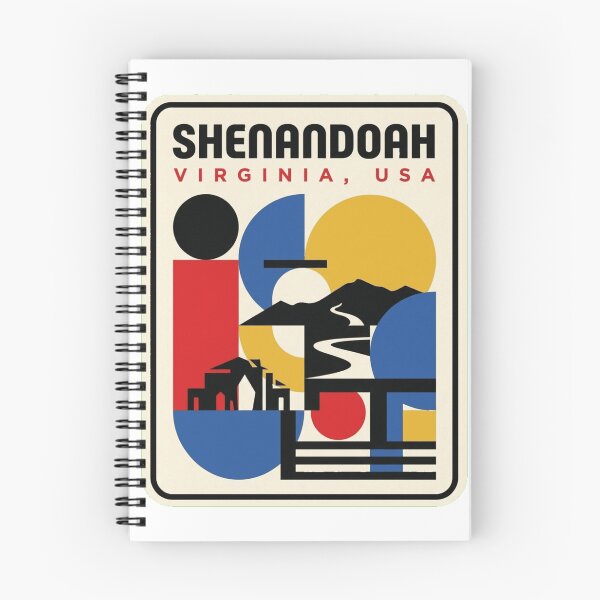 Item preview, Retro Shenandoah Bauhaus Geometric Skyline designed and sold by k3rstman1.