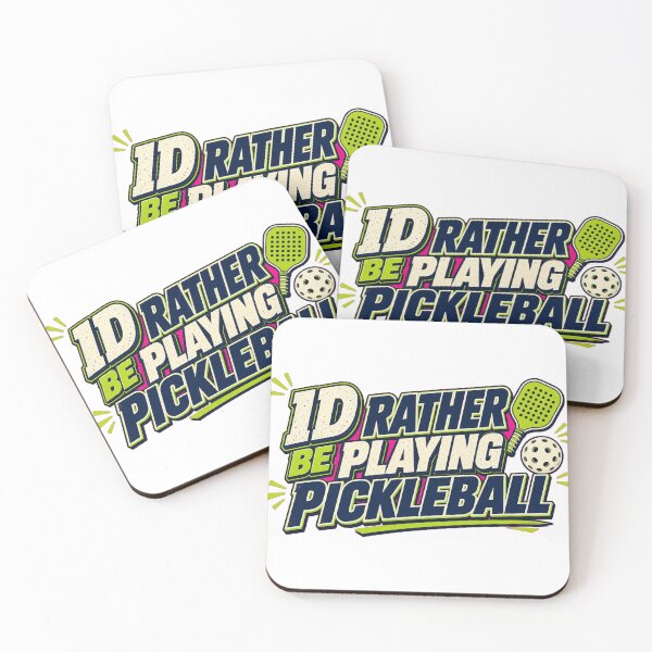 Item preview, Id Rather Be Playing Pickleball Sport Humor Tee designed and sold by GSideArtStore.