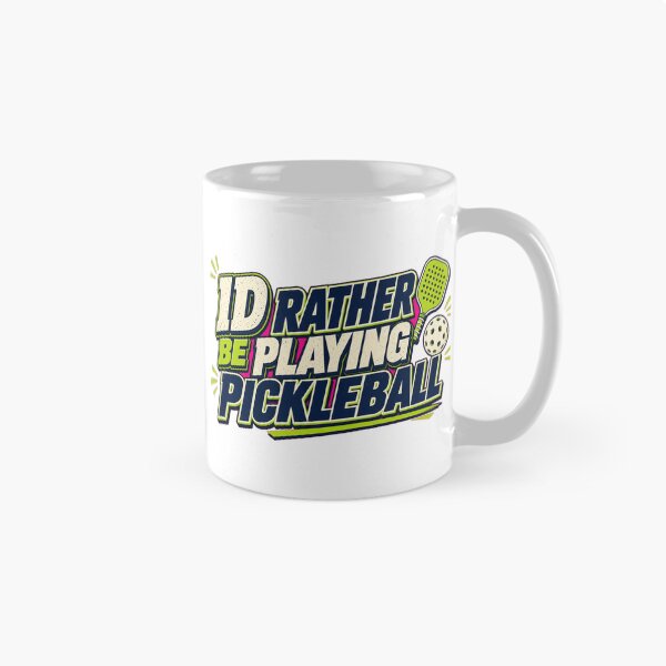 Item preview, Id Rather Be Playing Pickleball Sport Humor Tee designed and sold by GSideArtStore.