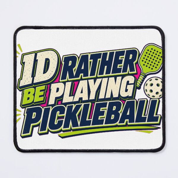 Item preview, Id Rather Be Playing Pickleball Sport Humor Tee designed and sold by GSideArtStore.
