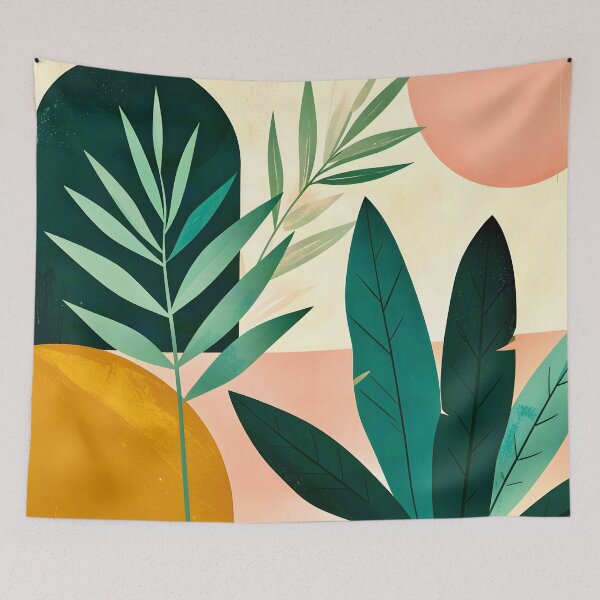 Item preview, Abstract Botanical Composition designed and sold by Vicky Brago-Mitchell®.