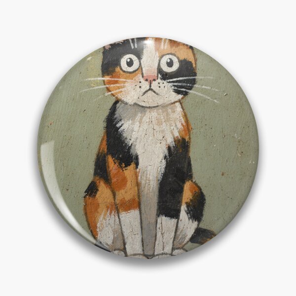 Item preview, Startled Calico Cat designed and sold by PictorialWhimsy.