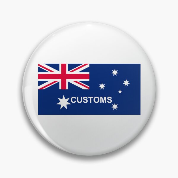 Item preview, Australian Customs Service Logo on Australian Flag Design designed and sold by ksawad.