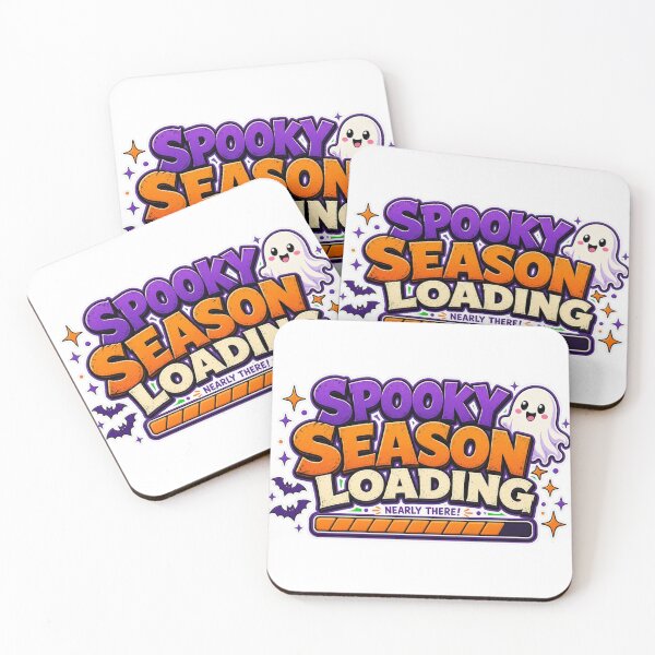 Item preview, Spooky Season Loading Cute Ghost Halloween Tee designed and sold by GSideArtStore.