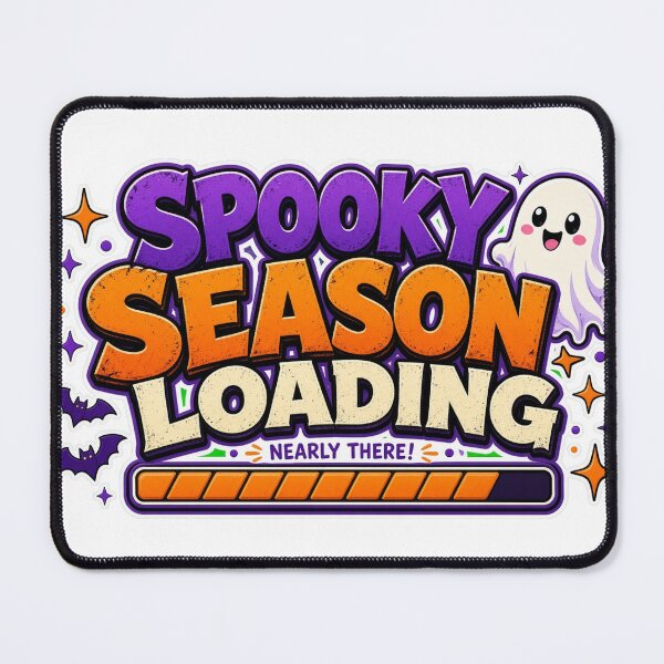Item preview, Spooky Season Loading Cute Ghost Halloween Tee designed and sold by GSideArtStore.