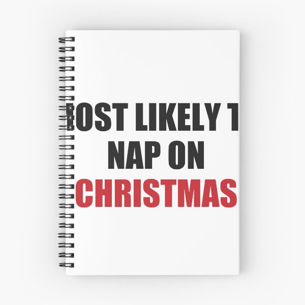 Item preview, Most Likely To Nap On Christmas Funny Family designed and sold by Alphakenon.