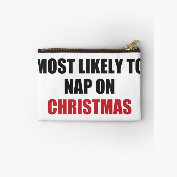 Item preview, Most Likely To Nap On Christmas Funny Family designed and sold by Alphakenon.