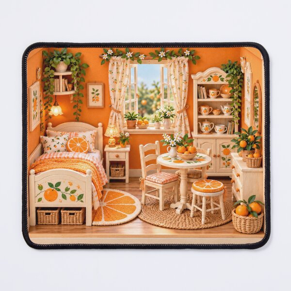 Item preview, Cozy Orange Miniature Room designed and sold by RisingSun7199.