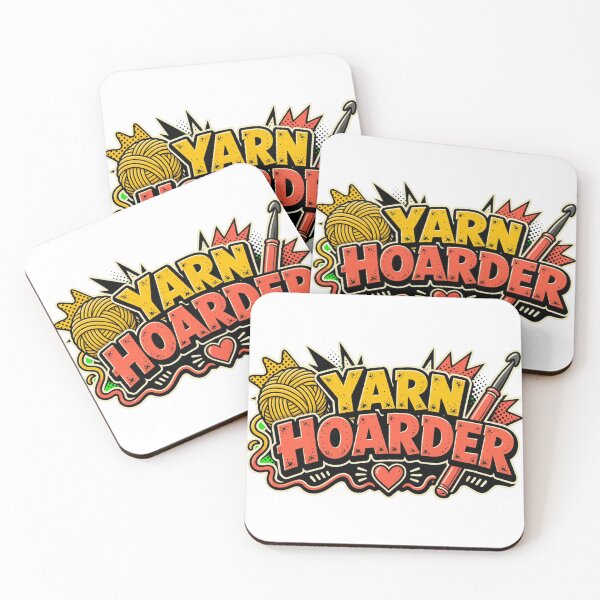 Item preview, Yarn Hoarder Funny Crochet Knitting Humor Tee designed and sold by GSideArtStore.