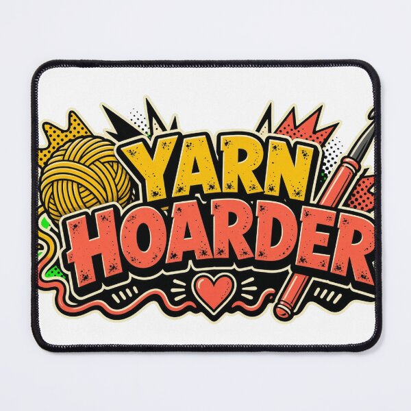 Item preview, Yarn Hoarder Funny Crochet Knitting Humor Tee designed and sold by GSideArtStore.