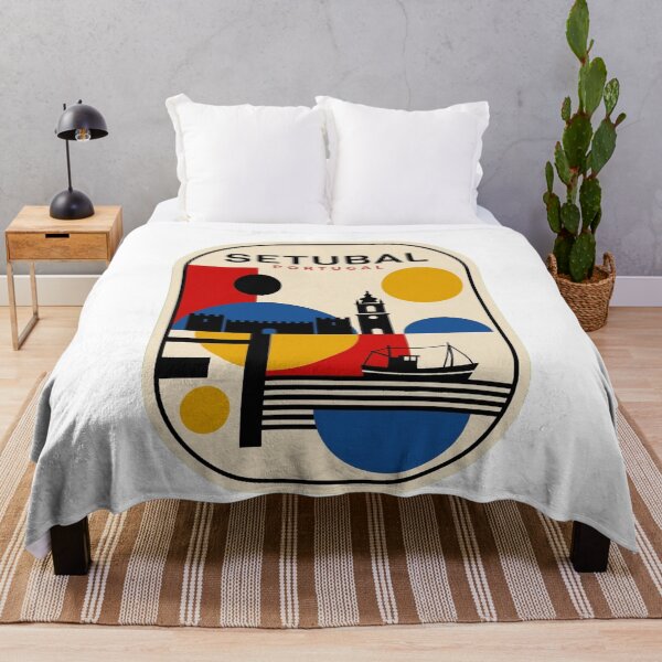 Item preview, Retro Setubal Bauhaus Geometric Skyline designed and sold by k3rstman1.