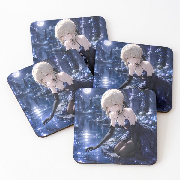 Item preview, Saber Alter Fate Stay Night Moonlit Garden Reflection designed and sold by SolenneAzur.