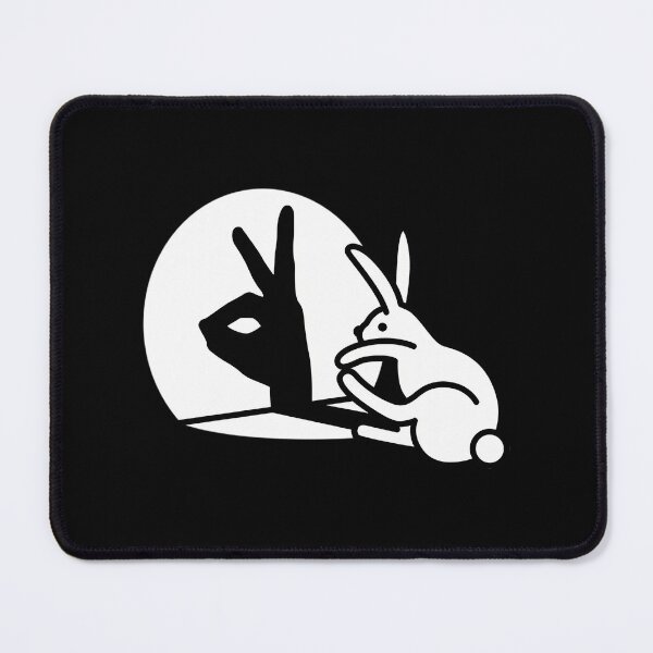 Item preview, Funny Rabbit Hand Shadow Puppets Humor Pop Art designed and sold by Joeywdm.