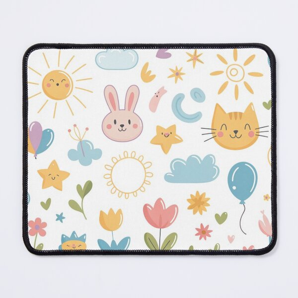 Item preview, Pastel Nursery Icon Collection designed and sold by Mindful Wall Art Studio.