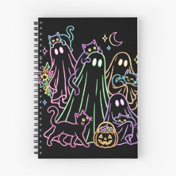 Item preview, Neon Ghost Cats Halloween Party designed and sold by haitrieuic96.