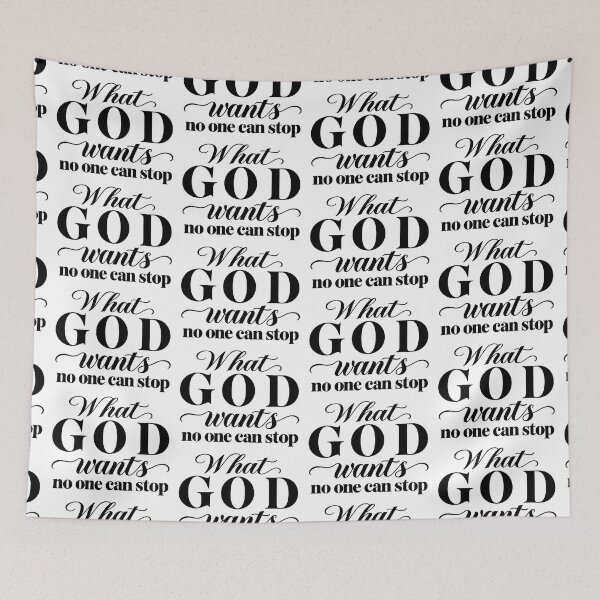 Item preview, what god wants no one can stop  designed and sold by OCD_JESSICA.
