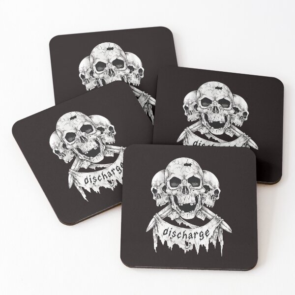 Item preview, Skull Discharge Music Art designed and sold by Pocket-Pixel.