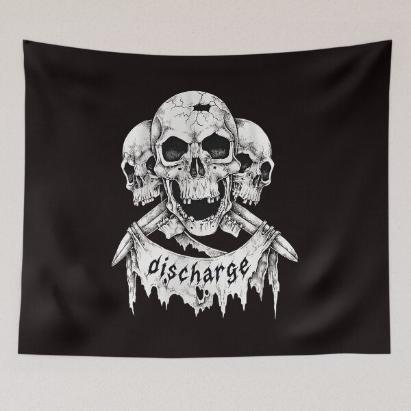 Item preview, Skull Discharge Music Art designed and sold by Pocket-Pixel.