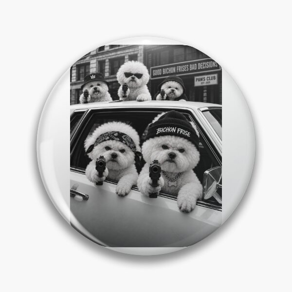 Item preview, Funny Bichon Frise Good Dog Bad Decisions designed and sold by luu phong.