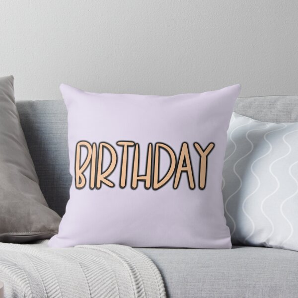 Item preview, Birthday – Cute Retro Typography Sticker designed and sold by sososweett.