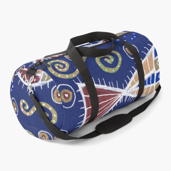 Item preview, Fish Pattern in Navy Blue and Gold designed and sold by Fani*.