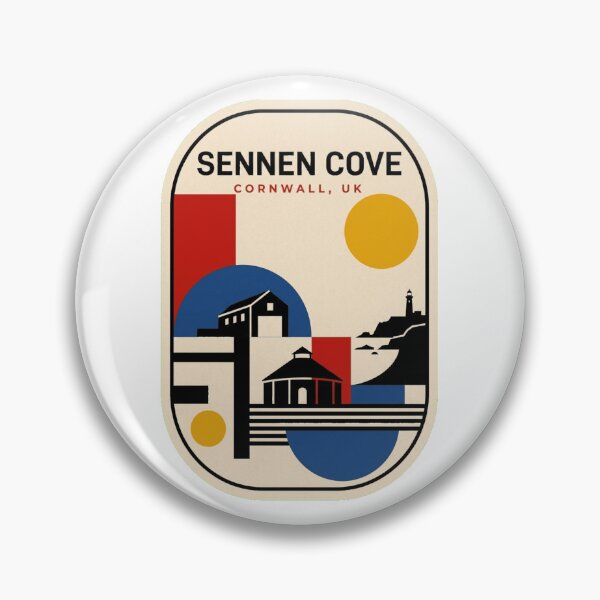 Item preview, Retro Sennen Cove Bauhaus Geometric Skyline designed and sold by k3rstman1.