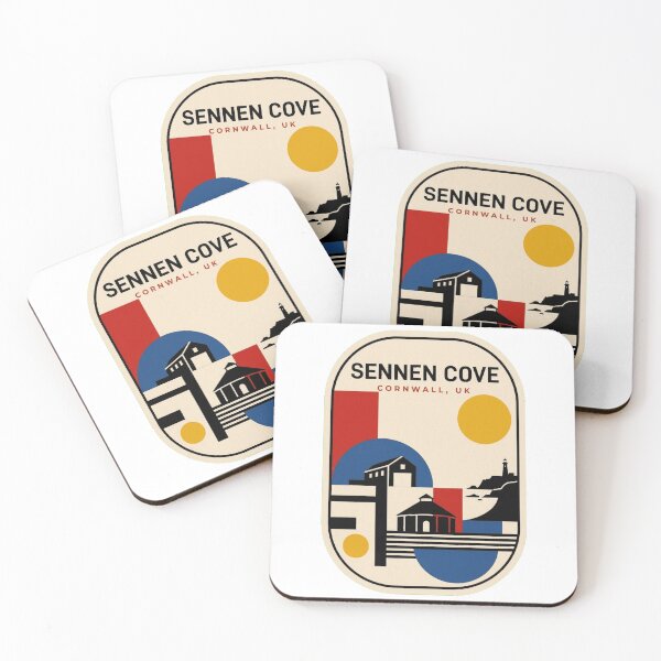 Item preview, Retro Sennen Cove Bauhaus Geometric Skyline designed and sold by k3rstman1.