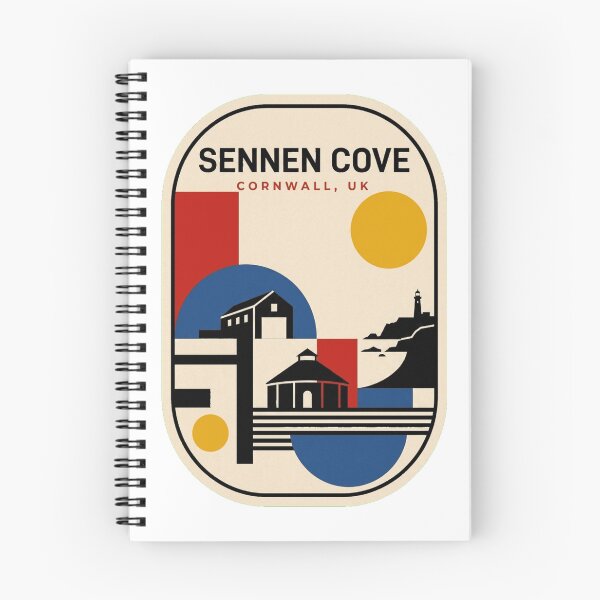 Item preview, Retro Sennen Cove Bauhaus Geometric Skyline designed and sold by k3rstman1.