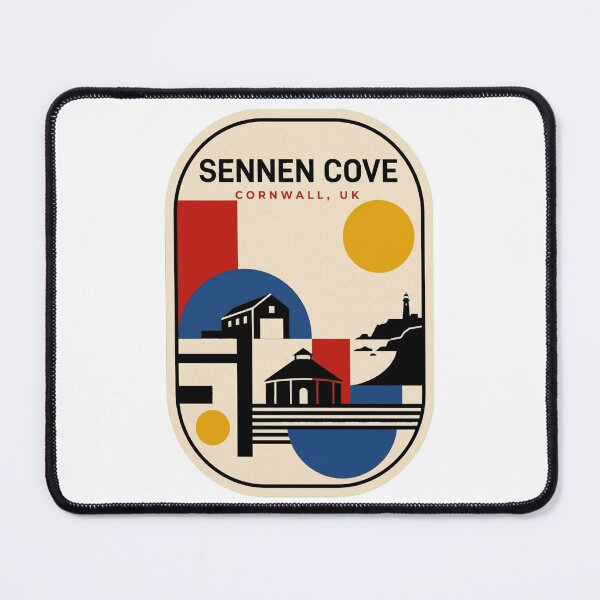 Item preview, Retro Sennen Cove Bauhaus Geometric Skyline designed and sold by k3rstman1.