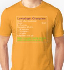 Lawbringer Chestplate Unisex T-Shirt