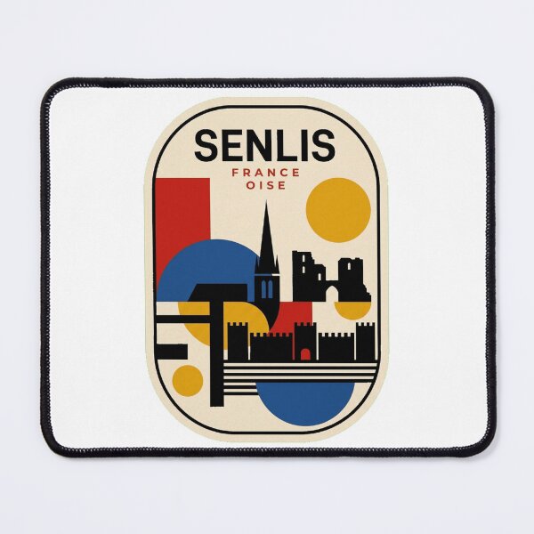 Item preview, Retro Senlis Bauhaus Geometric Skyline designed and sold by k3rstman1.