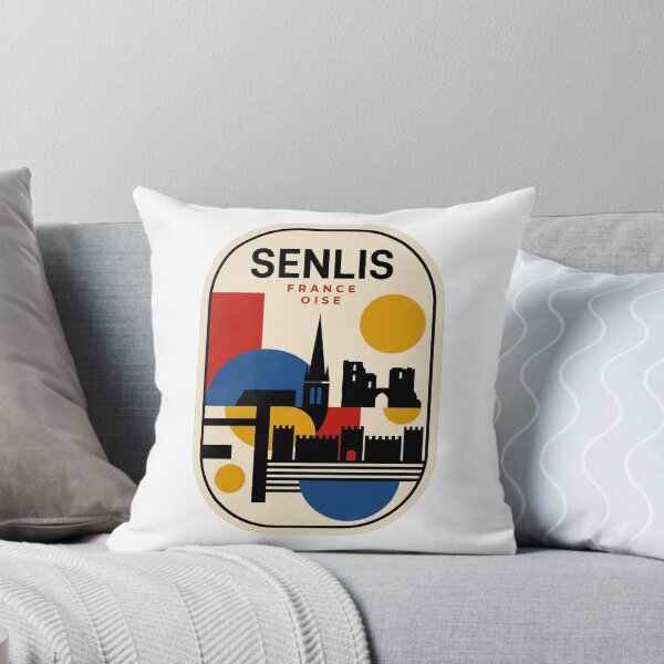 Item preview, Retro Senlis Bauhaus Geometric Skyline designed and sold by k3rstman1.