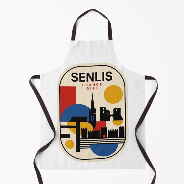 Item preview, Retro Senlis Bauhaus Geometric Skyline designed and sold by k3rstman1.