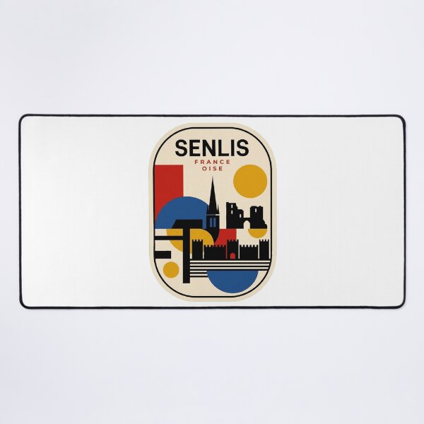 Item preview, Retro Senlis Bauhaus Geometric Skyline designed and sold by k3rstman1.