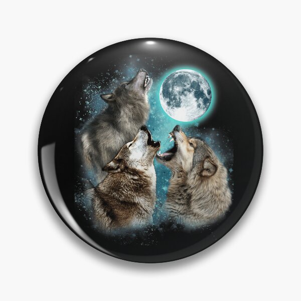 Item preview, 3 Wolf Moon Howling designed and sold by AstralArborsArt.