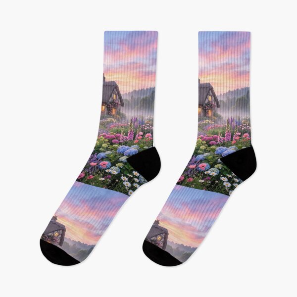 Item preview, Foggy Cottage Garden Retreat designed and sold by amusefullife.