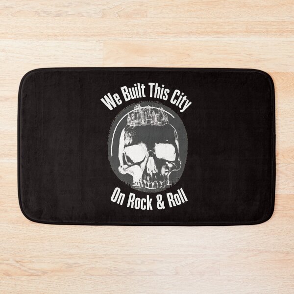 Item preview, We Built This City On Rock & Roll Skull designed and sold by Pocket-Pixel.